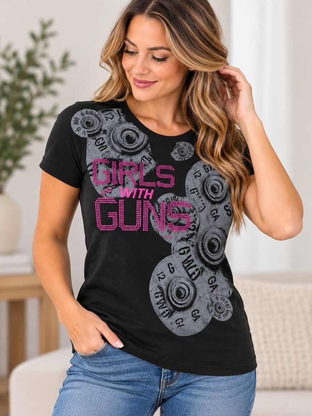 Girls With Guns Tee NWT